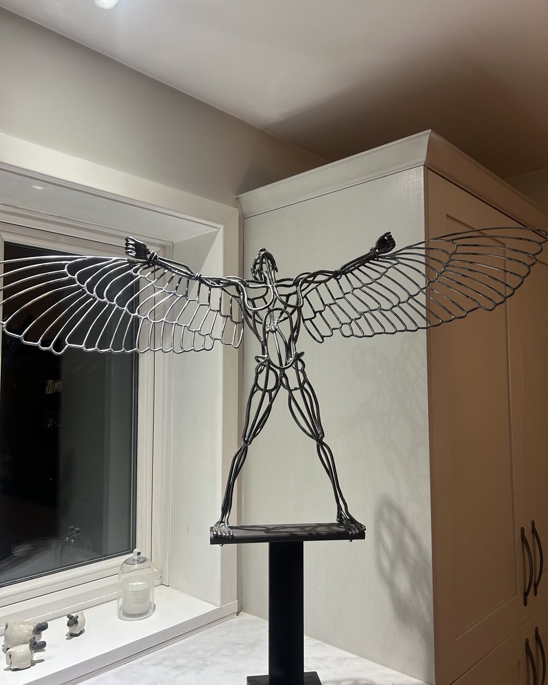 Allan poxton sculptures Icarus